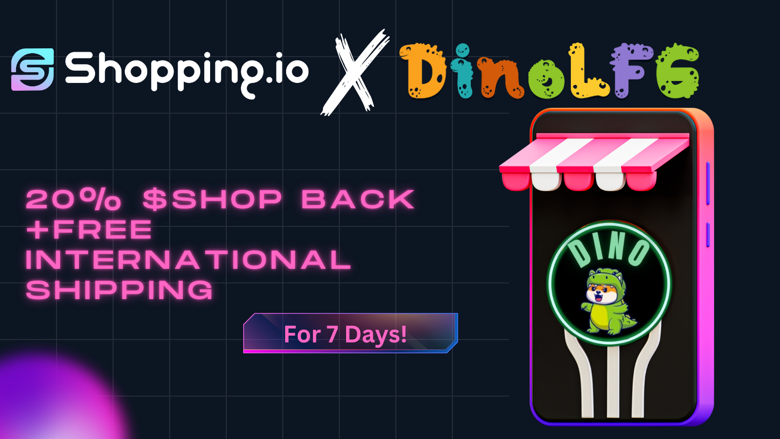 Shopping․io DINO LFG را ادغام می‌کند و $DINO را برای خرید تجارت الکترونیک فعال می‌کند – بیانیه مطبوعاتی Bitcoin News