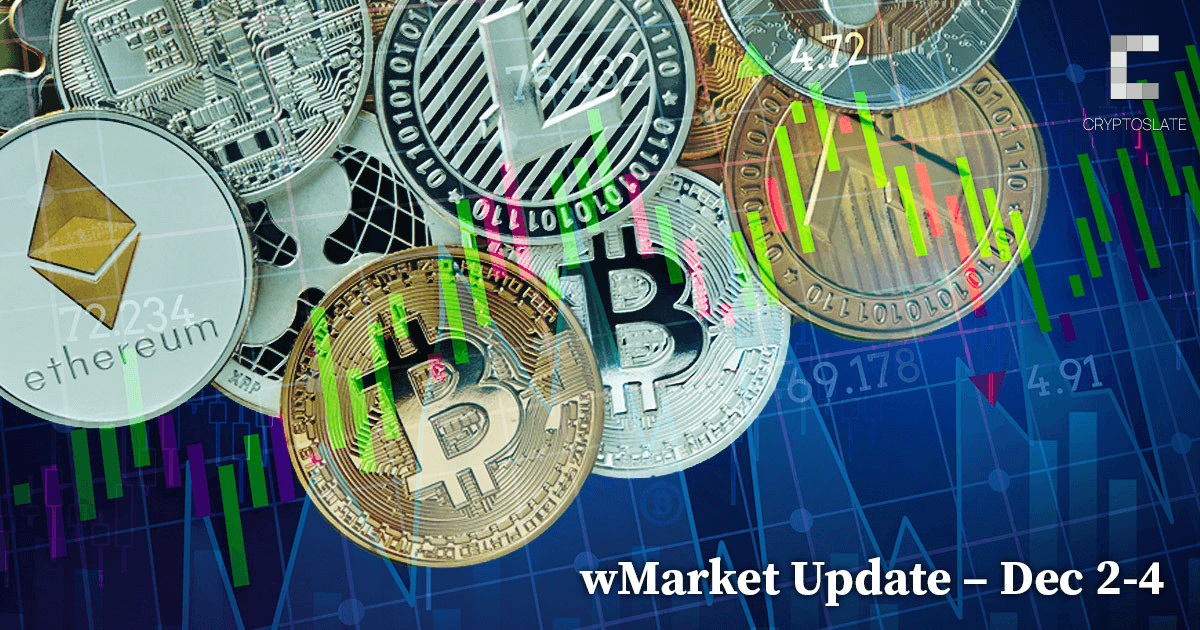 CryptoSlate Daily wMarket Update – Dec. 2-4: Market turns green as Litecoin leads large caps