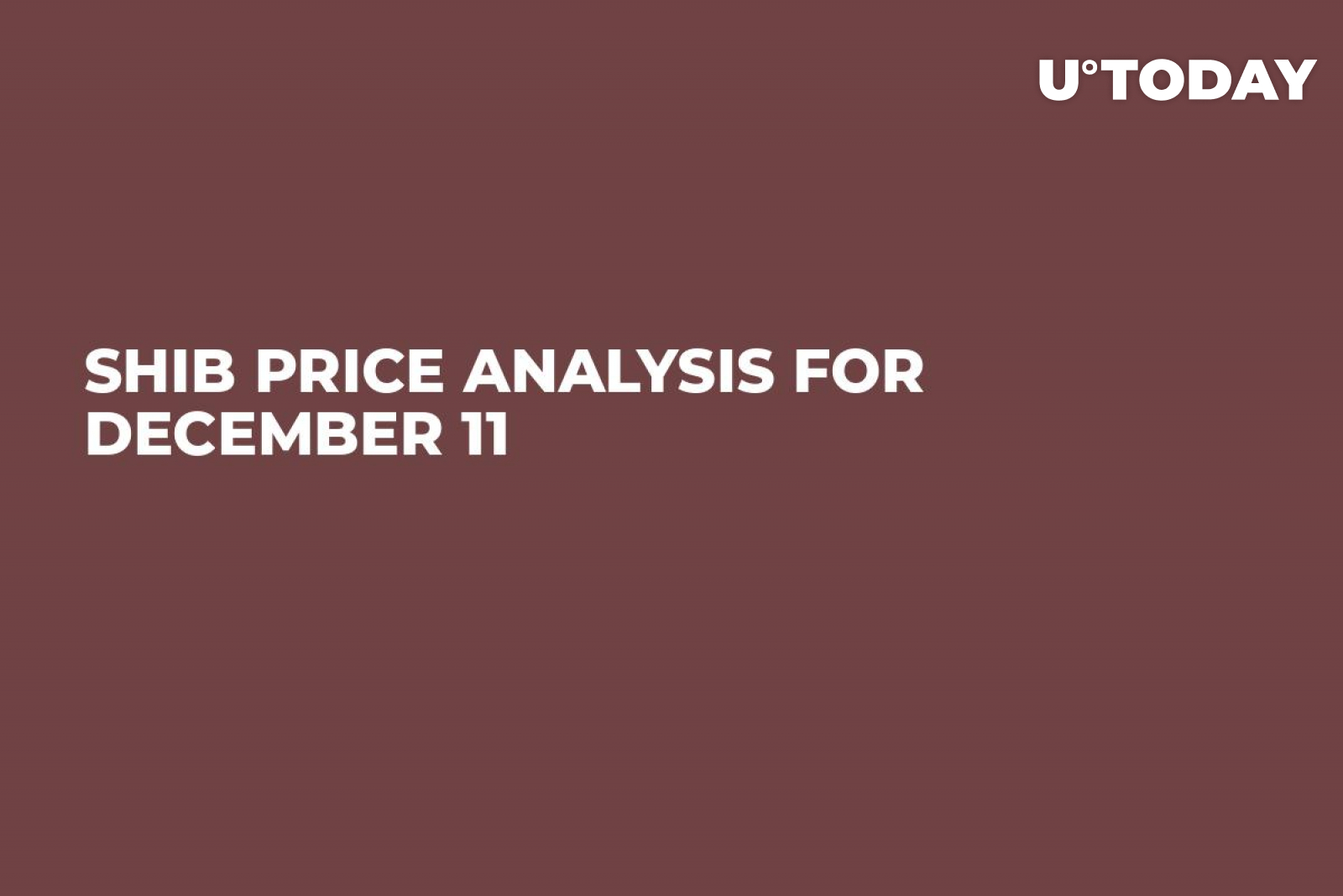 تجزیه و تحلیل قیمت SHIB برای 11 دسامبر