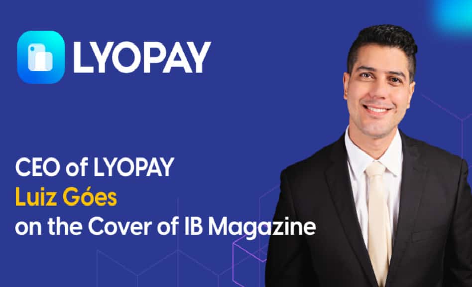 مدیرعامل LYOPAY لوئیز گوس روی جلد مجله IB