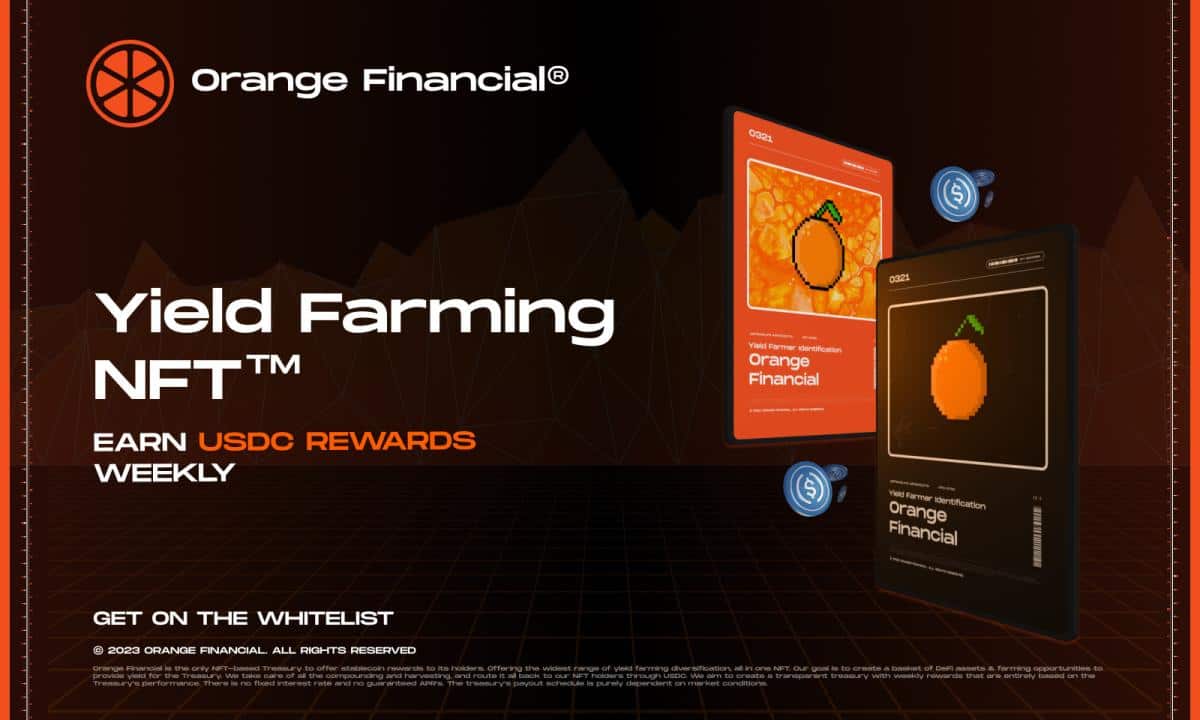 Orange Financial خزانه داری نوآورانه بازده کشاورزی، پاداش استیبل کوین برای دارندگان NFT راه اندازی می کند