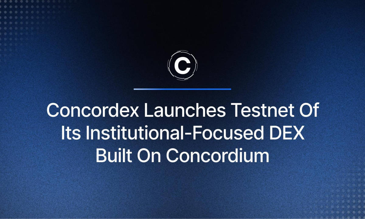 Concordex شبکه آزمایشی DEX متمرکز سازمانی خود را که بر روی Concordium ساخته شده است راه اندازی می کند