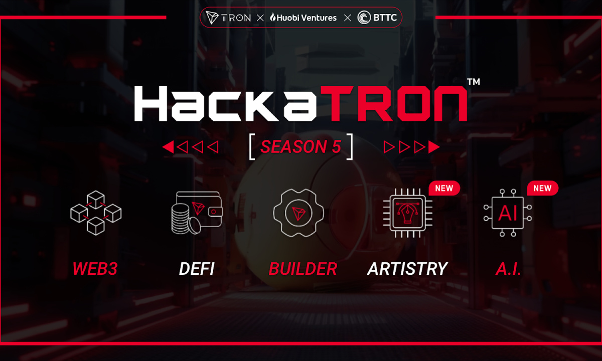 TRON از HackaTRON S5 و رویداد انجمن توسعه دهندگان تور TRON Builder رونمایی کرد