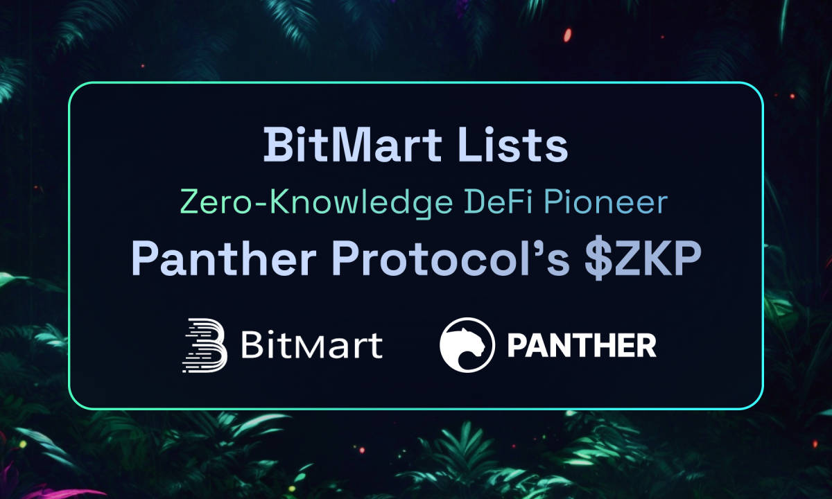 BitMart ZKP پروتکل پلنگ پایونیر DeFi با دانش صفر را فهرست می کند