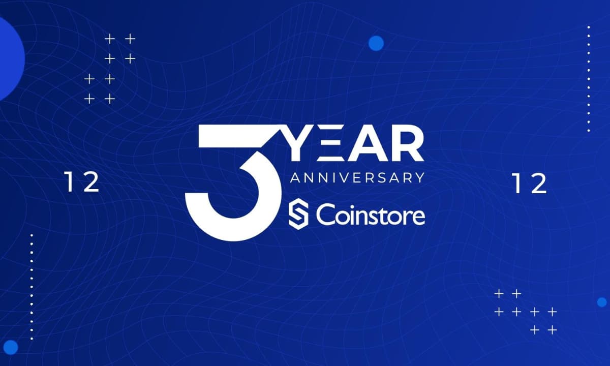 Coinstore سومین سالگرد خود را با جوایز عظیم و برنامه های توسعه جهانی جشن می گیرد