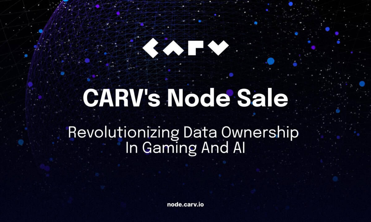 CARV فروش غیرمتمرکز Node را اعلام کرد تا مالکیت داده در بازی و هوش مصنوعی را متحول کند.