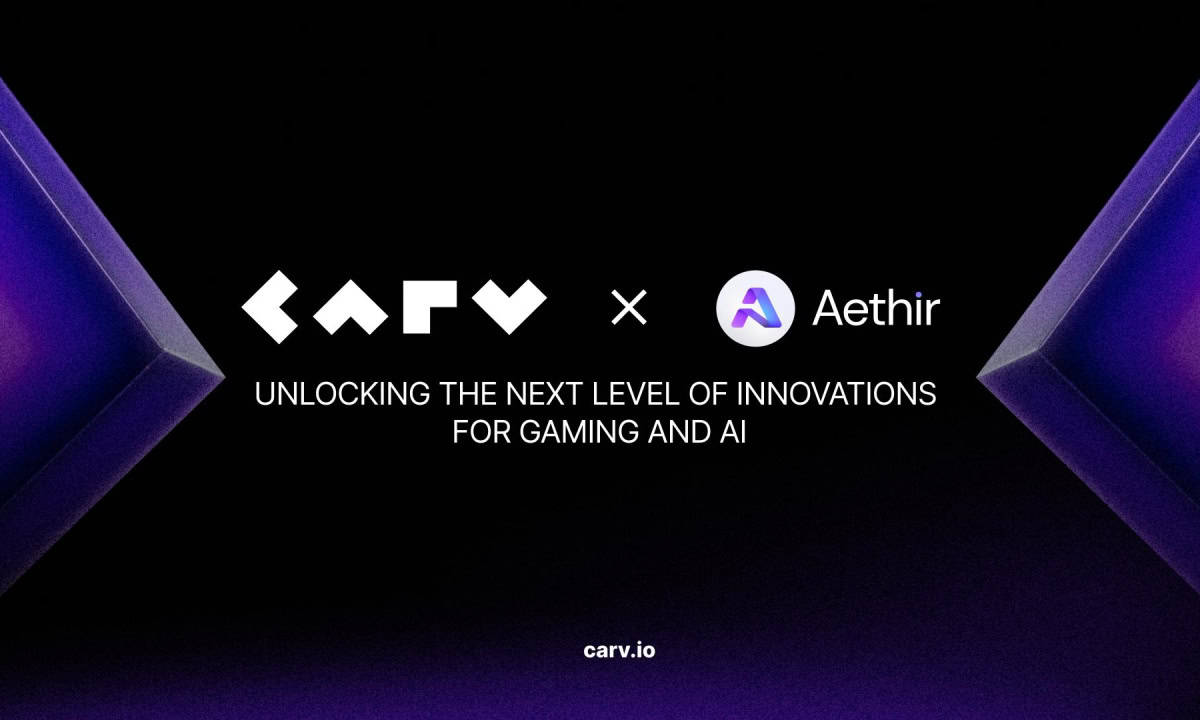 CARV و Aethir شریک قدرت بازی‌های نسل بعدی و هوش مصنوعی، ارائه پاداش‌های متقابل بین جوامع