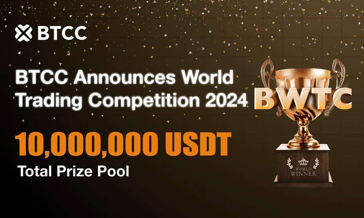 صرافی BTCC مسابقه جهانی تجارت را با رکوردشکنی 10 میلیون USDT در استخرهای جایزه راه اندازی کرد.